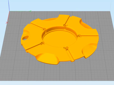 Hyundai wheelcap centercap for 3D Printing 3D Print Model