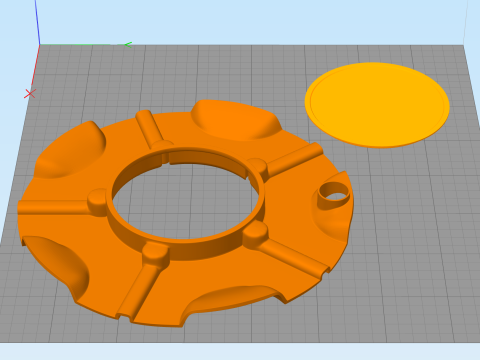 Hyundai wheelcap centercap for 3D Printing Model do druku 3D