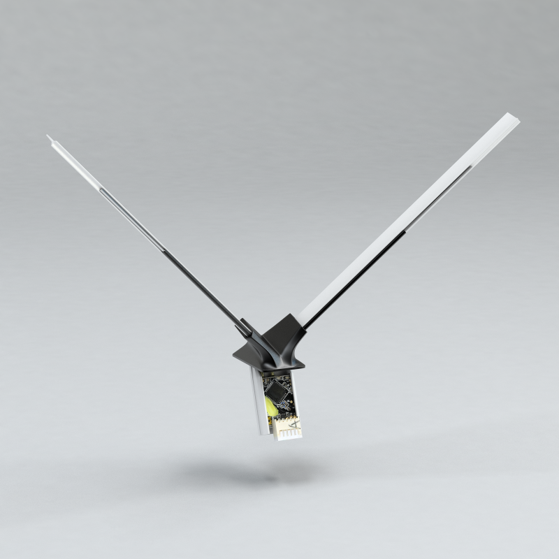 Frsky Two Antenna receiver mount 3D Printable Modelo de Impressão 3D .c4d .max .obj .3ds .fbx .stl .blend