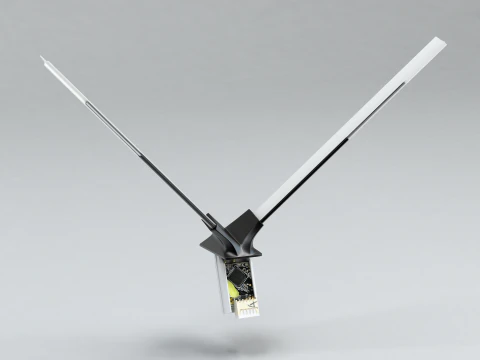 Montaje del receptor de dos antenas Frsky imprimible en 3D Modelo de impresión 3D