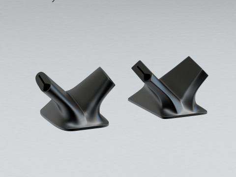 Frsky Two Antenna receiver mount 3D Printable Modelo de Impressão 3D