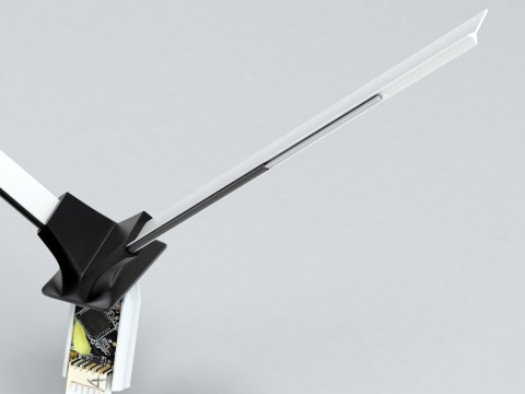 Frsky Two Antenna receiver mount 3D Printable Modelo de Impressão 3D