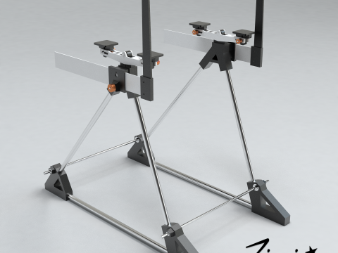 Airplane CG Center Of Gravity Balance Stand V2 max Modelo de impresión 3D