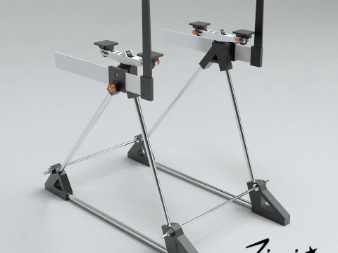 Samolot CG Stojak do balansowania środkiem ciężkości V2 max Model do druku 3D