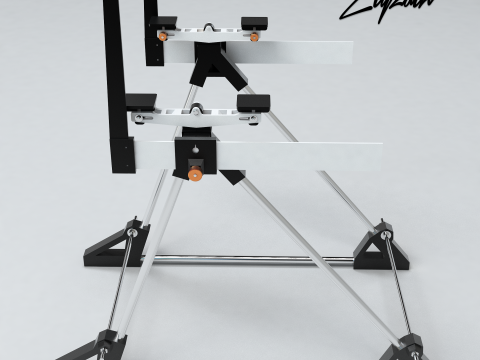 Airplane CG Center Of Gravity Balance Stand V2 max 3D Print Model