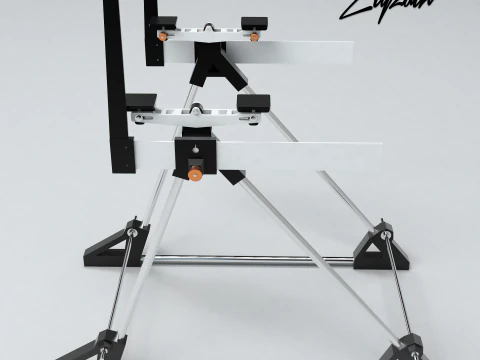 Samolot CG Stojak do balansowania środkiem ciężkości V2 max Model do druku 3D