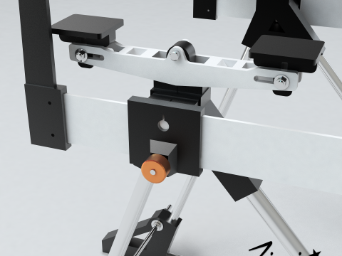 Airplane CG Center Of Gravity Balance Stand V2 max 3D Print Model