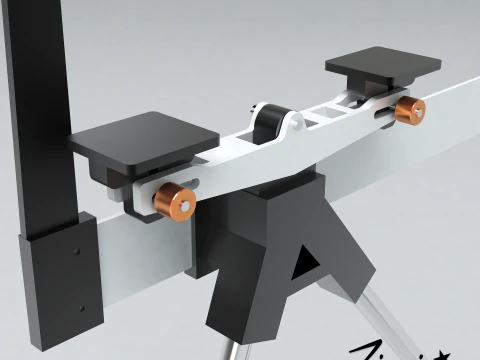 Samolot CG Stojak do balansowania środkiem ciężkości V2 max Model do druku 3D