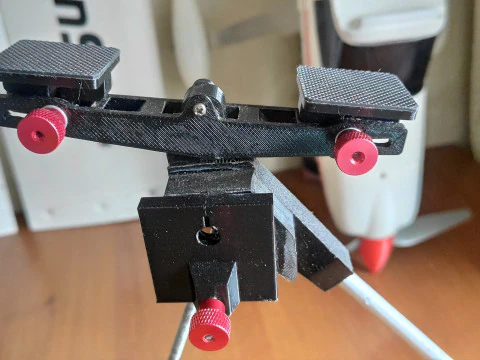 Samolot CG Stojak do balansowania środkiem ciężkości V2 max Model do druku 3D
