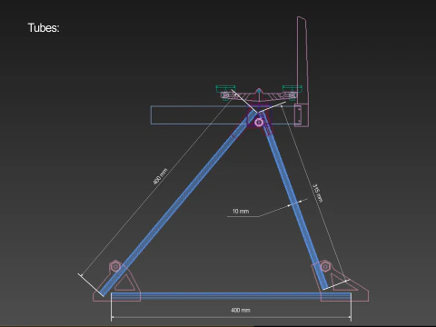 Samolot CG Stojak do balansowania środkiem ciężkości V2 max Model do druku 3D