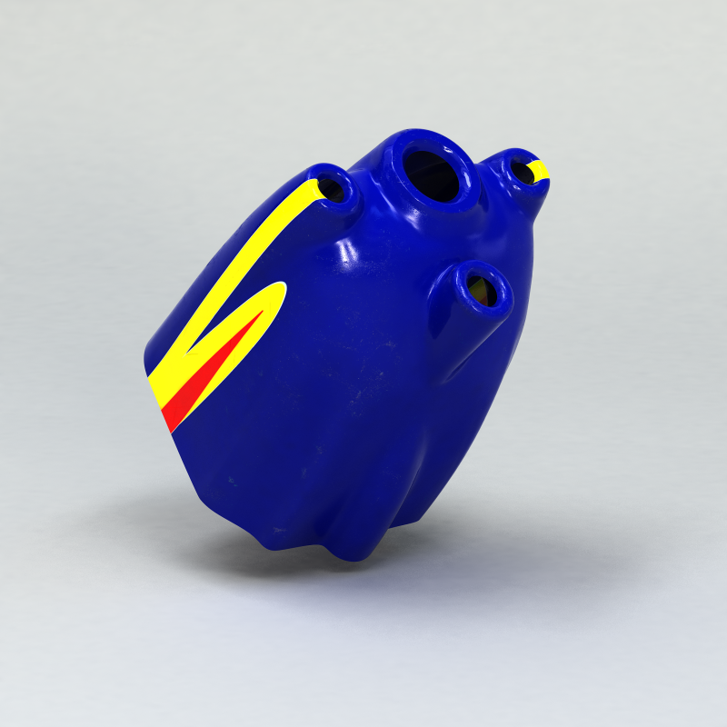 MXS-R 50E RC Airplane cowl 3D printable original 3D scan 3D Принт Модель .c4d .max .obj .3ds .fbx .stl .blend