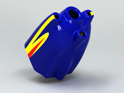 MXS-R 50E RC Airplane cowl 3D printable original 3D scan 3Dプリントモデル