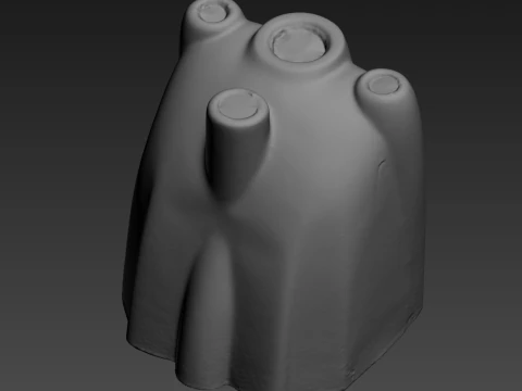 MXS-R 50E RC Airplane cowl 3D printable original 3D scan 3D Print Model