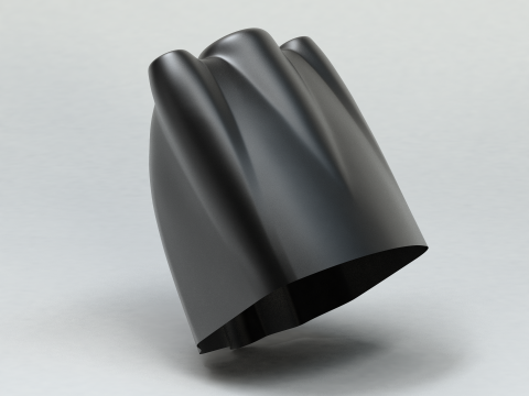 MXS-R 50E RC Airplane cowl 3D printable original 3D scan 3D Принт Модель