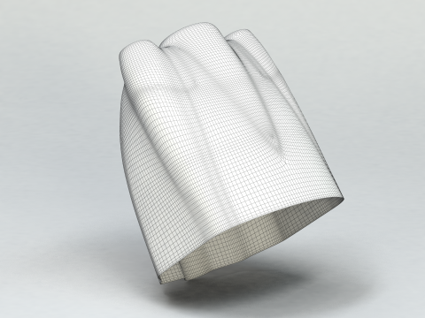 MXS-R 50E RC Airplane cowl 3D printable original 3D scan 3D Принт Модель