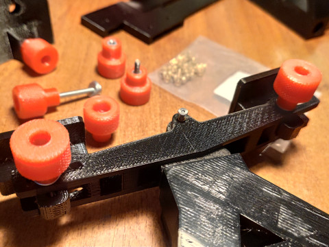 Thumb screws M3 3mm knobs set 3D printable 3D 프린트 모델