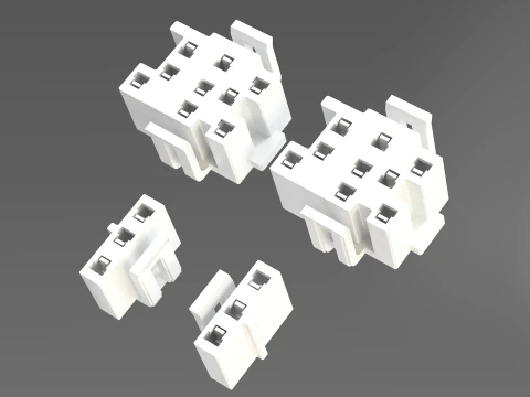 Crown Victoria Lincoln Town Car Headlight Switch Connector 3D Print Model