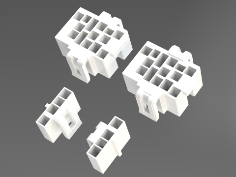 Crown Victoria Lincoln Town Car Headlight Switch Connector 3D Print Model
