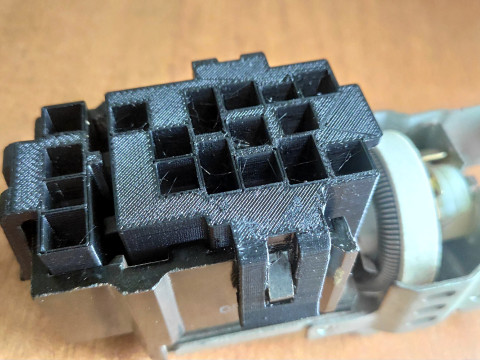 Crown Victoria Lincoln Town Car Headlight Switch Connector 3D Print Model