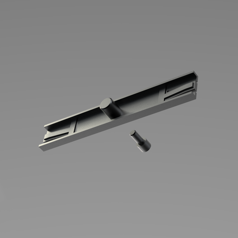 Lincoln Town Car Door Handle Trim Bezel Lock Switch 3D 打印模型 .c4d .max .obj .3ds .fbx .stl .blend