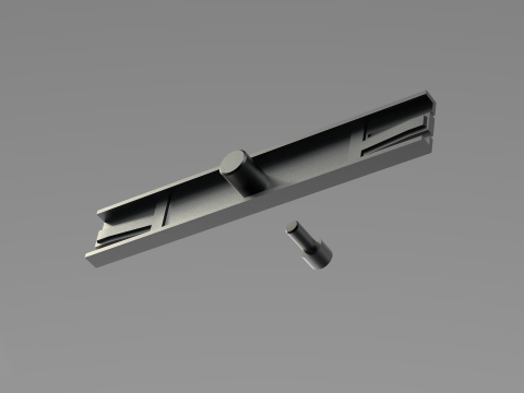 Lincoln Town Car Door Handle Trim Bezel Lock Switch Modelo de impresión 3D
