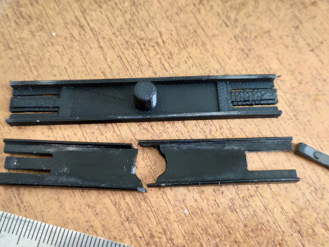 Lincoln Town Car Door Handle Trim Bezel Lock Switch 3D Print Model
