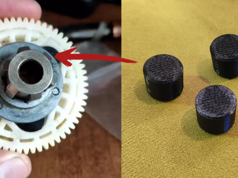 Lincoln Mercury Power Window Motor Repair Kit Plugs Torque Pins 3D प्रिंट मॉडल
