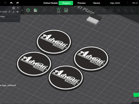 Arceo Advanti Kufar C-259 Center Cap Hubcap 3D Print Model