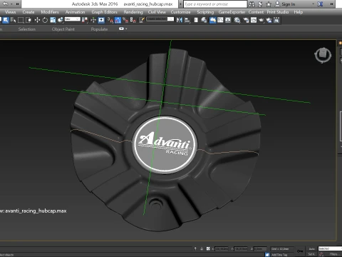 Arceo Advanti Kufar C-259 Center Cap Hubcap 3D Print Model