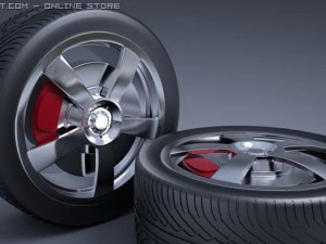 ruota del pneumatico Modello 3D