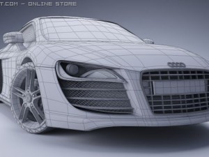 audi r8 3D Model