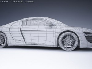 audi r8 3D Model