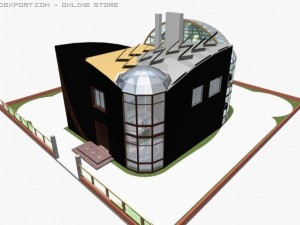 litlle home Modello 3D