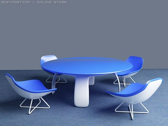 kit to plastic furniture 3D 模型 .c4d .max .obj .3ds .fbx .stl .blend 