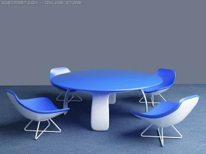 kit voor plastic meubilair 3D Model