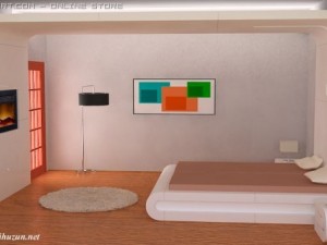 bed 3D Model