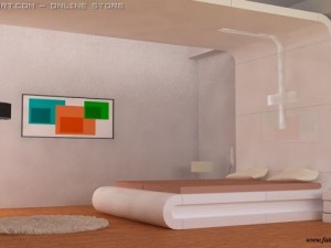 bed 3D Model