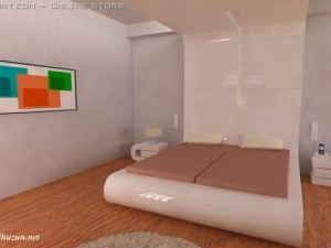 bed 3D Model