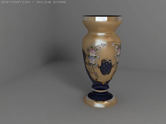 vase 3D Model .c4d .max .obj .3ds .fbx .stl .blend 