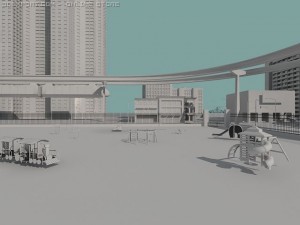 city 1 3D Модель