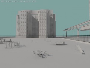 city 1 3D Модель