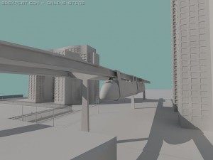city 1 3D Модель