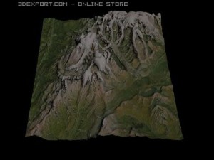 mount white 3D Model
