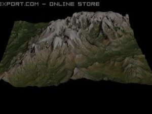 mount white 3D Model