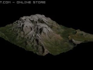 mount white 3D Model