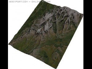 mount white 3D Model