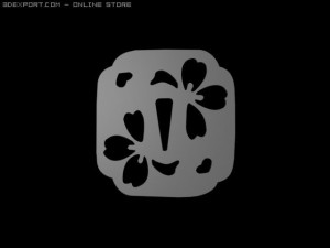 tsuba 3D Model