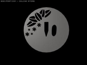 tsuba 3D Model