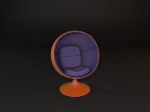 ball chair Model 3D