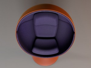 ball chair 3D 모델